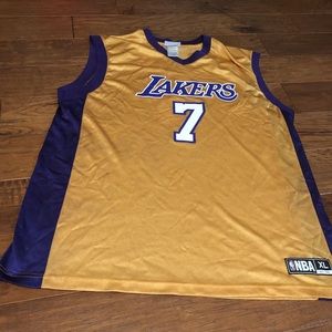 Lamar Odom #7 authentic NBA/ Reebok jersey XL